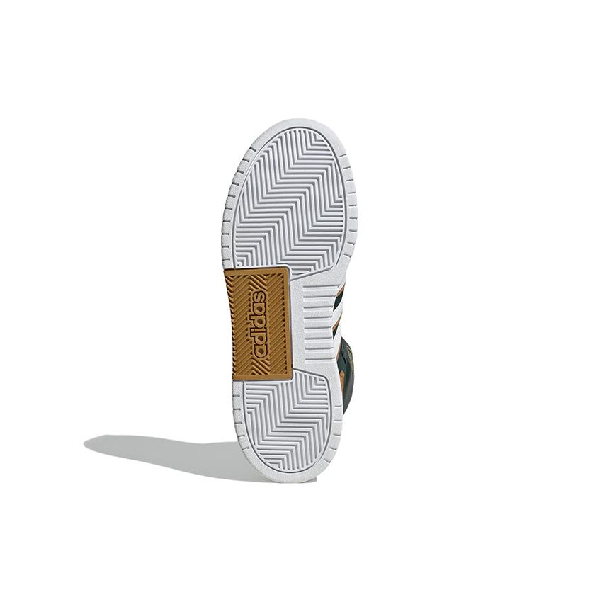 Adidas Neo 100Db Mid Trendy Casual Non-Slip Wear-Sticked High Top Skate Shoes Unisex Skate Shoes Gray Brown GW6747