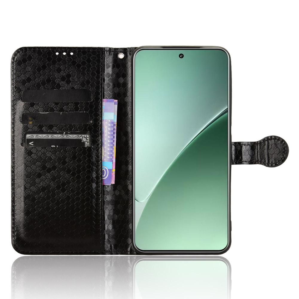 Для Xiaomi 15 Pro Wallet Case Dot Pattern Imprint PU Leather Phone Cover