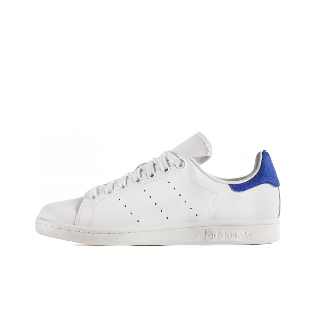 Adidas Originals Stan Smith Round Toe Lace-Up Comfortable Versatile Non-Slip Shock Absorbing Durable Low-Top Sneakers Unisex Sneakers White S75559