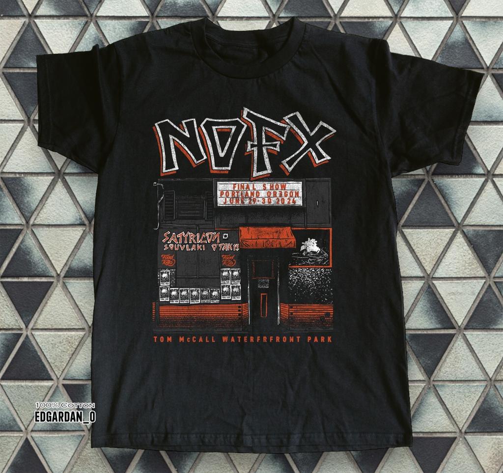 NOFX Final Portland Oregon June 2026 Black Unisex T-shirt Size S-5XL