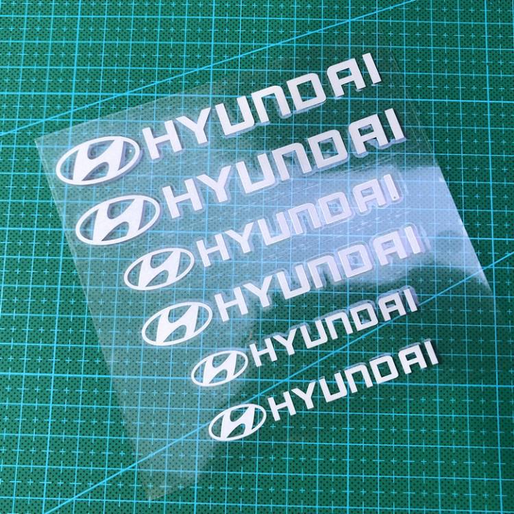 Термостойкая наклейка для модификации тормозных суппортов HYUNDAI