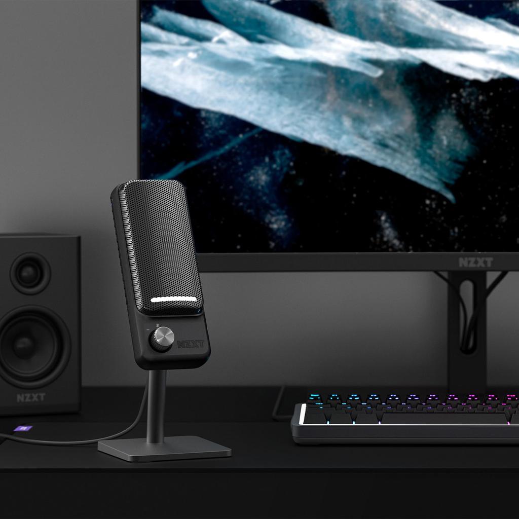 NZXT CAPSULE ELITE ПРОВОДНОЙ USB МИКРОФОН ЧЕРНЫЙ Кардиоидный игровой микрофон черный AP-PUMIC-B1 SP1192
