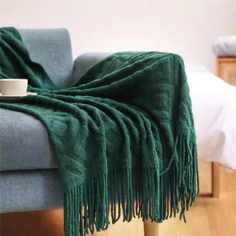 Duoshu Jacquard Knitted Throw Blanket