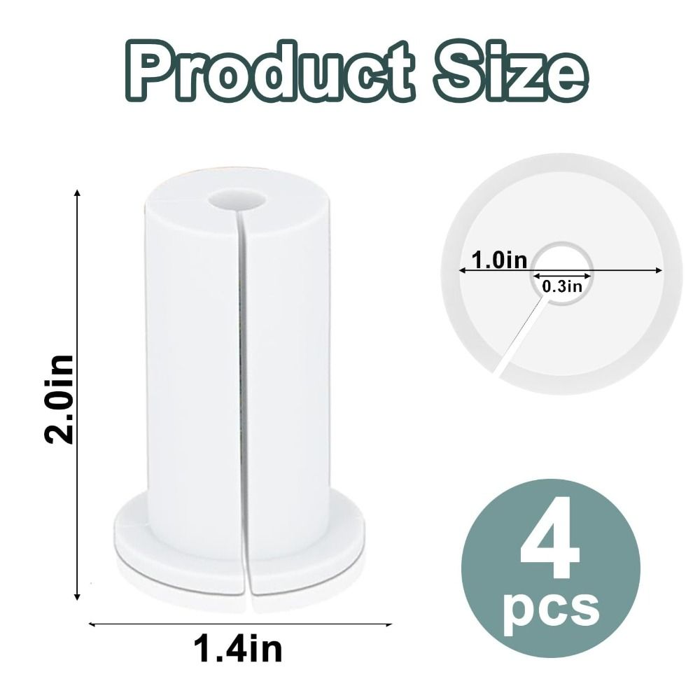 4 шт. Комплект для прокладки кабелей 1*2 дюйма Резиновая втулка для кабеля Ethernet для Starlink Защита проводов