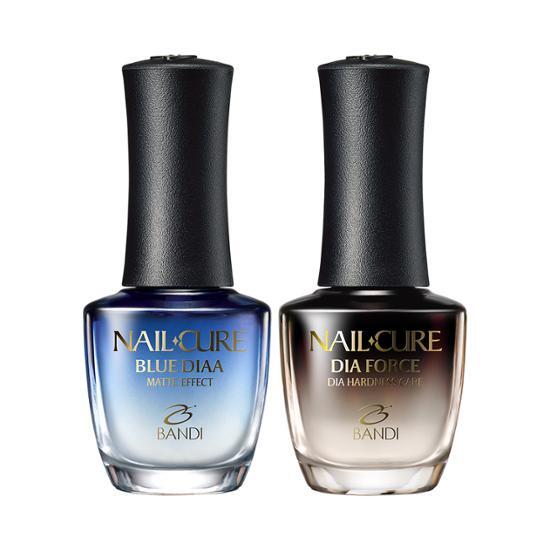 Bandi Nail Cure Diaforce (глянцевый) Укрепитель и Голубой Бриллиант (штейн) пищевая добавка