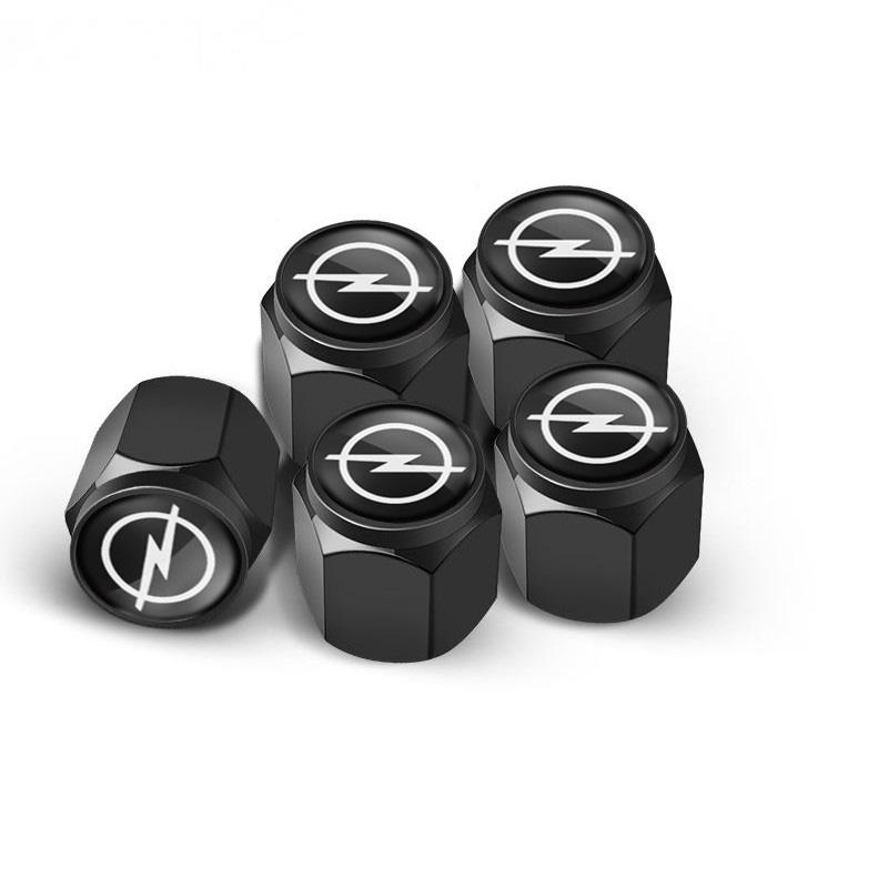 5 шт. Колпачки на ниппель автомобильных шин Металлические стержни для накачки шин Защитная крышка от пыли Для Opel Corsa D Astra Insignia Mokka Adam Combo OPC Vauxhall