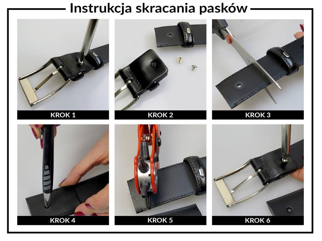 Wide leather belt LADY NO.4 BLACK 100