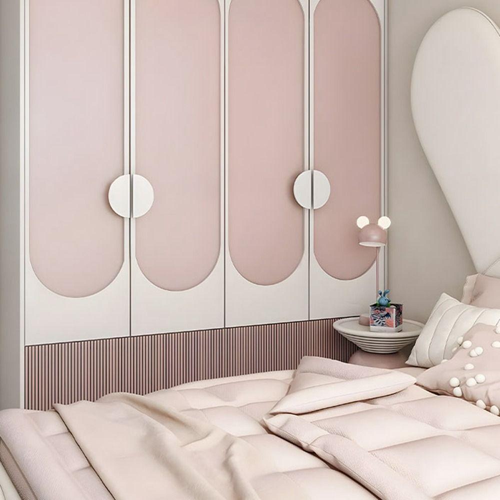 Aluminum Alloy Cabinet Door Knobs Semicircle Drawer Pull Handles New Half Moon Handle Wardrobe