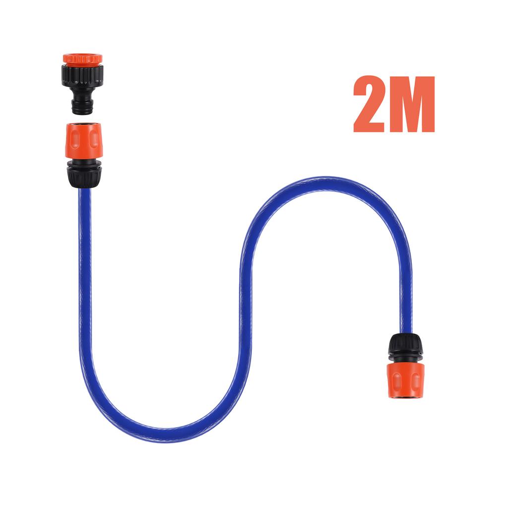 Blue Hose With Quick Connect Faucet Street 16mm PVC Hose Garden Irrigation Lawn Flower Watering Tools Car Wash Hose