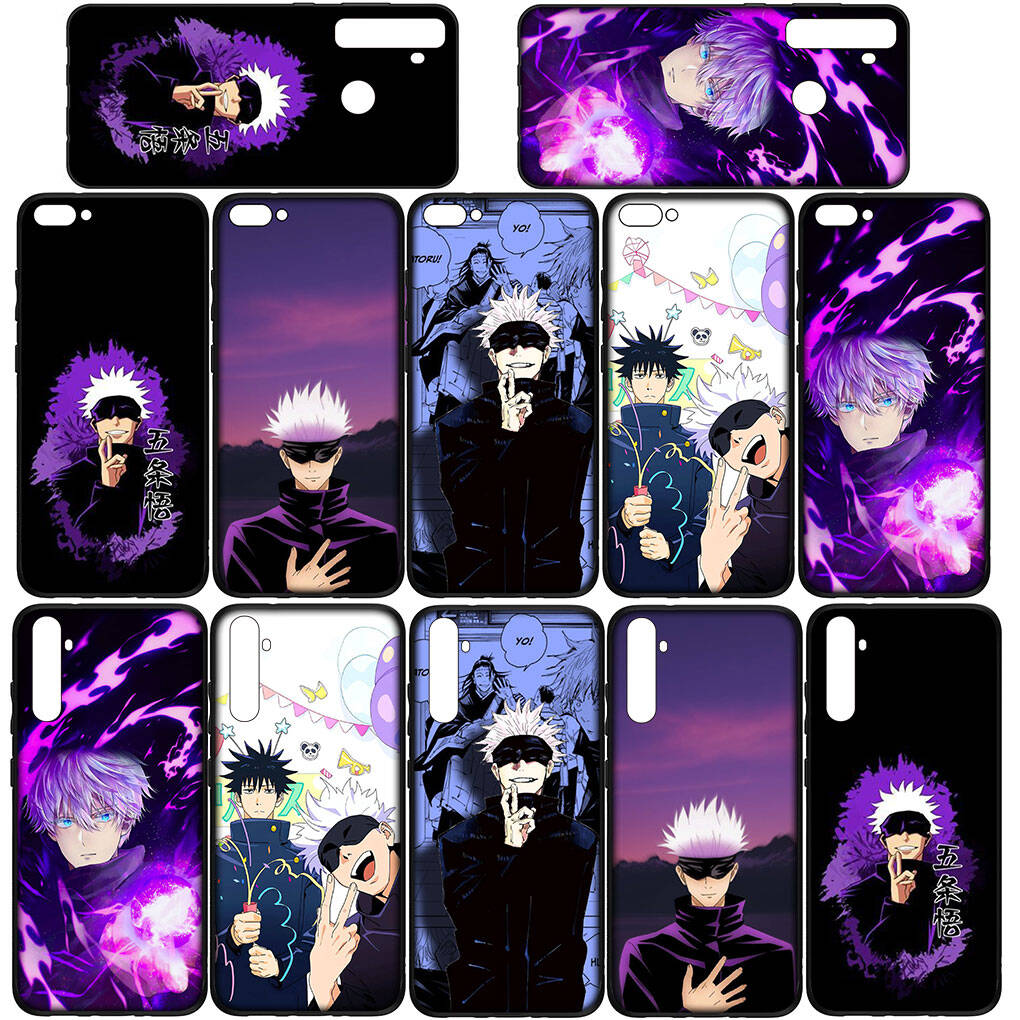 Phone Case for iPhone 17 16 15 Plus Huawei P30 P20 Lite Redmi Note 14 12 11 13 Pro Max OPPO A60 A80 A40 A18 A38 Anime Jujutsu Kaisen Gojo Satoru Cover