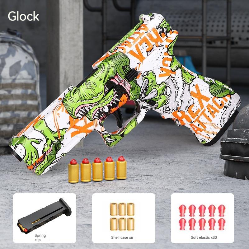 M1911 Toy Gun Pistol Soft Bullet Shell Ejected Blaster Manual Airsoft Air Gun Launcher For Children Adults Shooting Games
