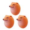 1/2/3/4Pcs Shiba-Inu Soft Egg Toy Slow Rebound Stress Anxiety Relief Portable Kids Teens