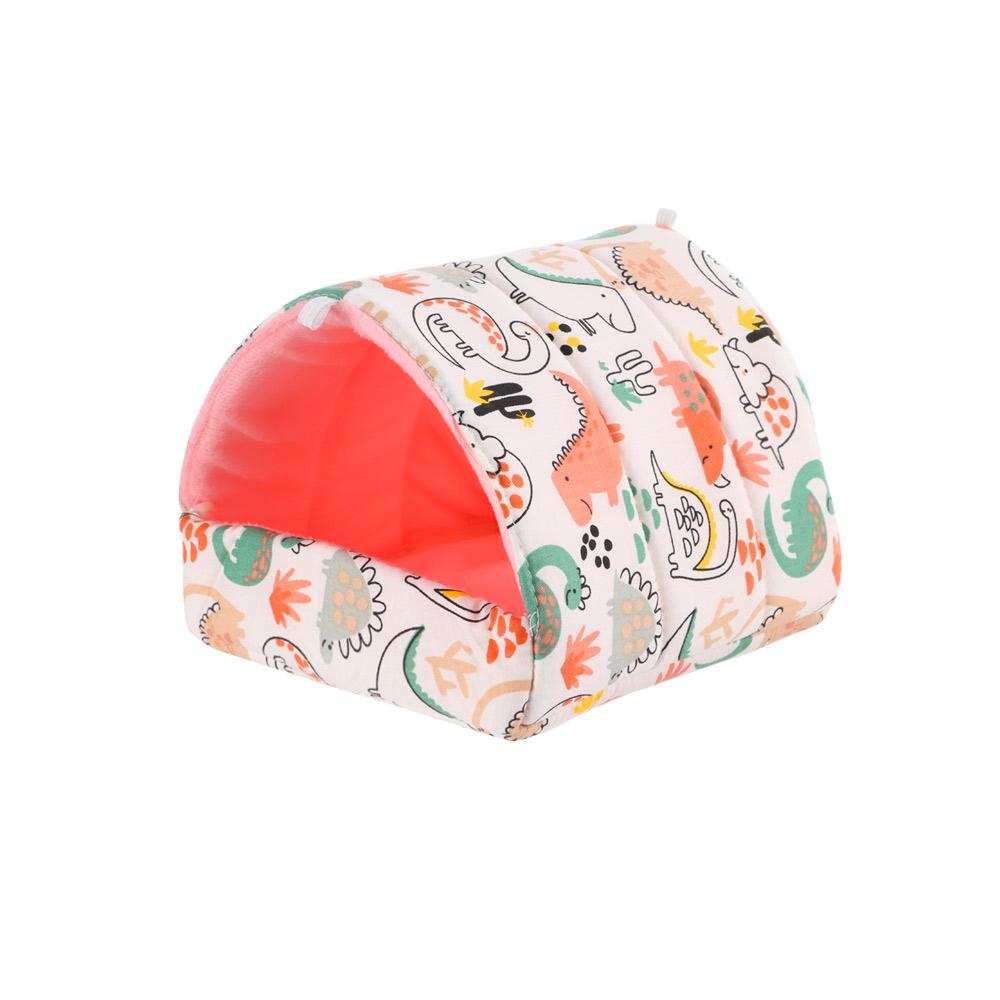 Cute Winter Comfortable Mini Cage Guinea Pig Nest Small Animal Sleeping Bed Hamster House Warm Mat