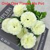 Home Decor Artificial Carnation Flowers With Handcrafted Silk Material For Wedding And Photography Props