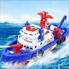 Игрушка Пожарная Служба со Светом и Музыкой, 23x11x8 см, Электрическая Игрушка для Ванны для Детей, Автоматическое Распыление Воды для Мальчиков и Девочек Старше 3 Лет