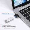 Black Type C To USB Adapter USB 2.0 USB-C Male OTG Converter USB Type C Adapter for Type-C Port