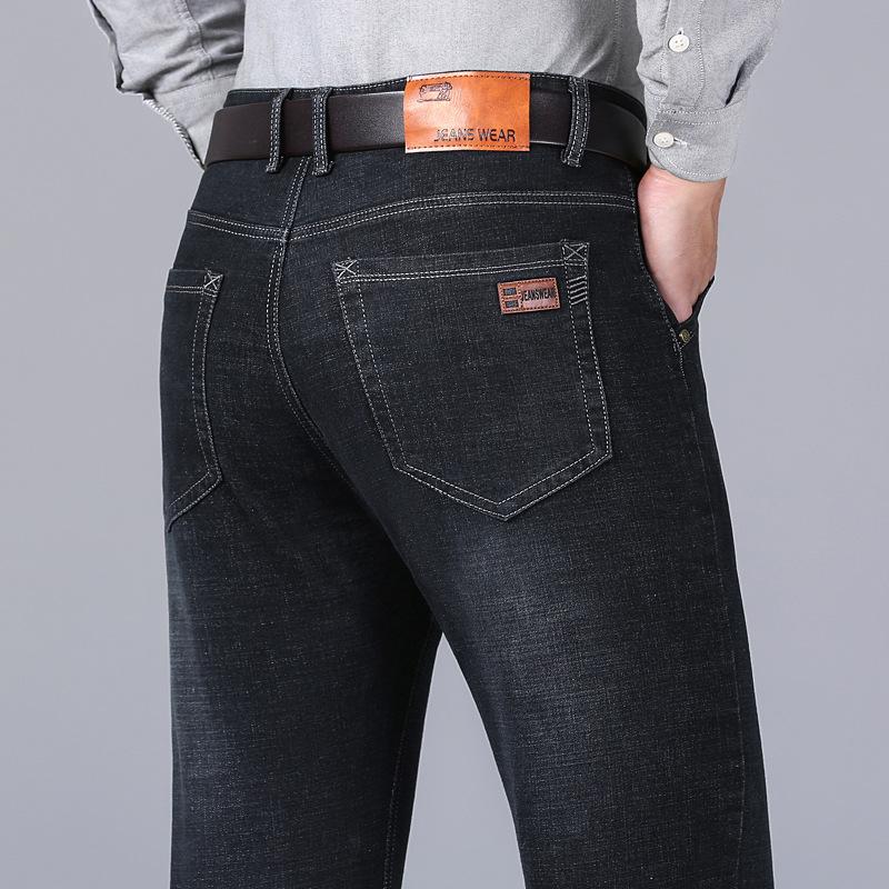 Осенние джинсы мужские узкие прямые свободные брюки Tide Brand New мужские повседневные корейские версии трендовых брюк