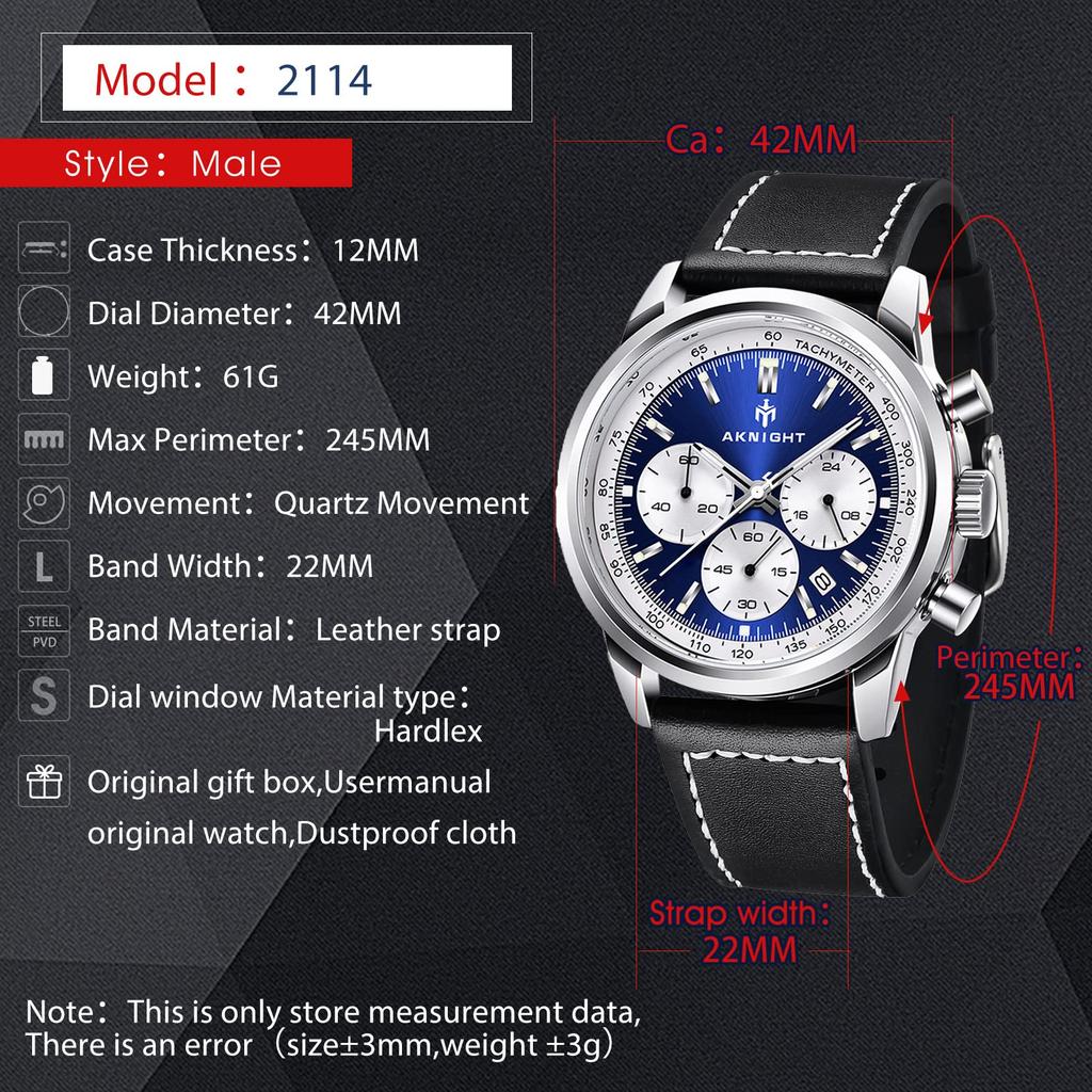 BENYAR AKNIGHT японская нержавеющая кожа совместима с деловым повседневным спортивным хронографом в комплекте мужские часы, кварцевые, стальные, ремешок, часы,