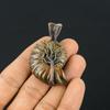 Древо Жизни Аммонит Ископаемый Драгоценный Камень Медная Проволока Обертывание Кулон Ручной Работы Ювелирные Изделия Свадебный Подарок