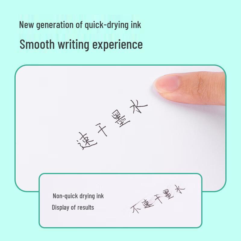 Deli S08-E Quick-Dry Retractable Gel Pen