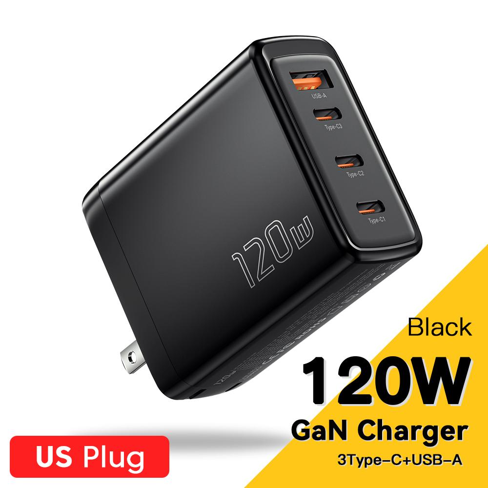 Essager 120W GaN USB Type C Charger Laptop 100W PD Fast Charge for Macbook Air M1 M2 Pro IPhone Samsung 65W Tablet Phone Chagers