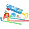 Golf Pro Set Игрушка для детей Ясельного возраста Гольф-клубы Флаги Тренировочные мячи Спортивные мячи в помещении