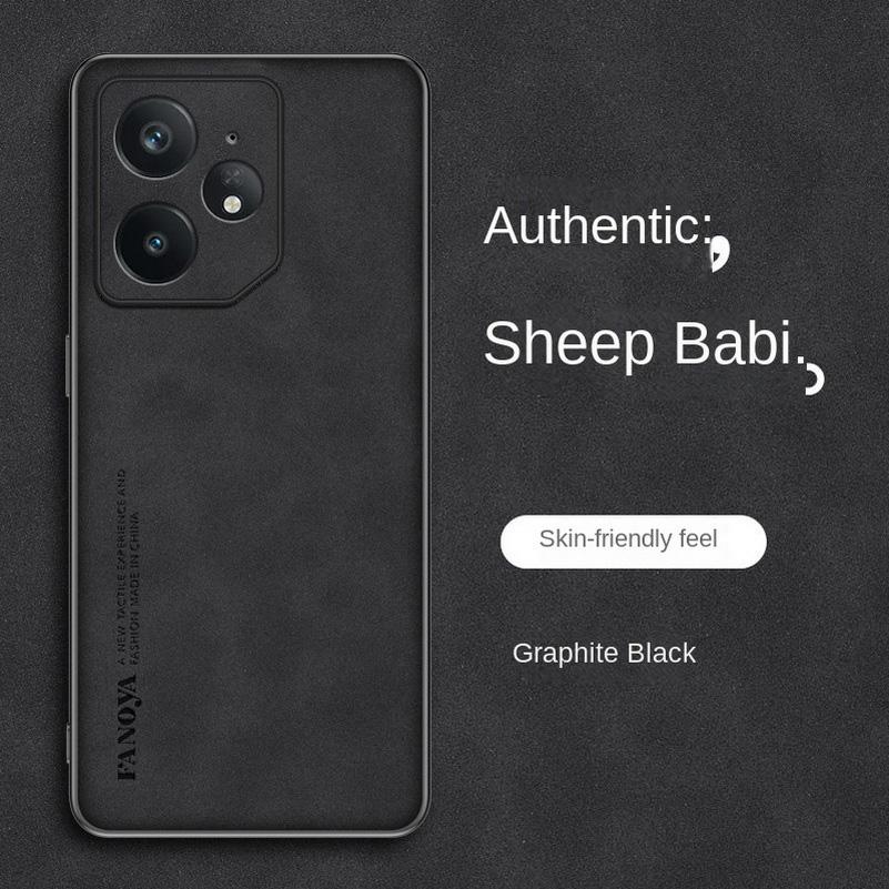 Простой кожаный удобный замшевый чехол для Realme GT Neo 7 6 6T 5 3 3T GT 7 Pro 6 6T 5 Pro 3 Realme 13 Pro + 12 11 Pro + чехол