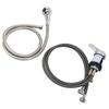 Shampoo Bowl Faucet 70cm Pipe 120cm Soft Hose Pressurized Shampoo Bed Sprayer Kit for Hair Salon