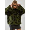 Women's Half Turtleneck Patterned Knitwear Sweater241188 60261035