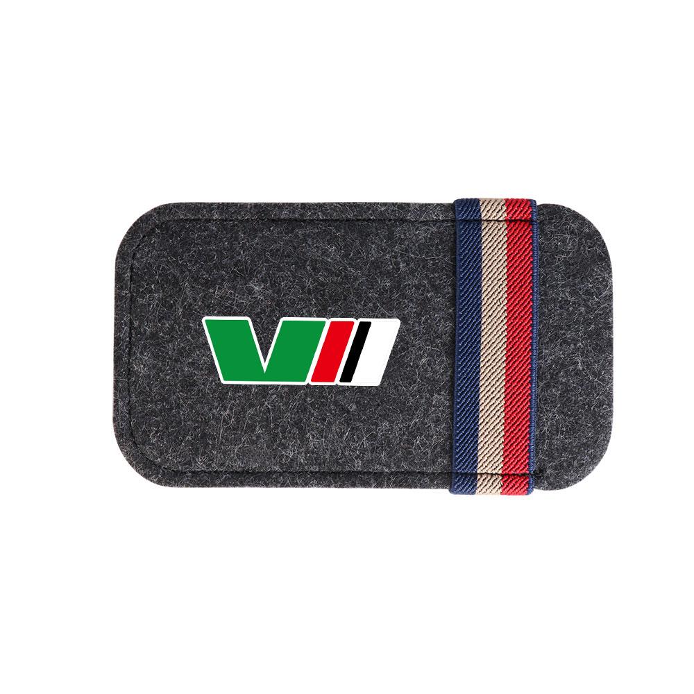 CGI1 1Pcs Car Sunglasses Organizer Bags Sun Visor Glasses Storage Clip For Skoda S Octavia Rapid Fabia A7 Superb KAMIQ Roomster VRS