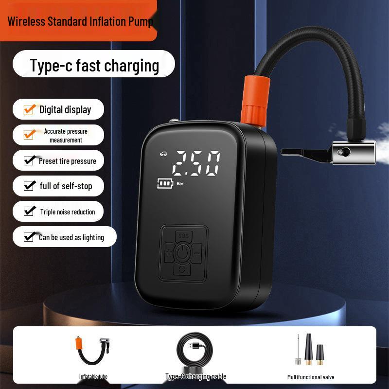 006 Портативный электрический насос для накачивания шин автомобиля