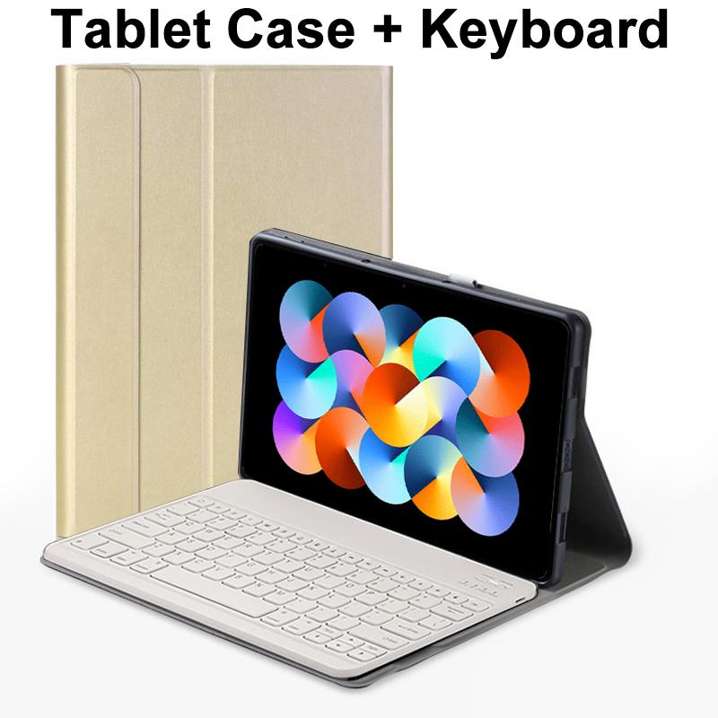 Кожаный чехол с Bluetooth-клавиатурой для XiaoMi Redmi Pad SE для Xiaomi 5/6 Pro Redmi Pad 10,61 дюймов, магнитный чехол для планшета, защитный чехол для клавиатуры