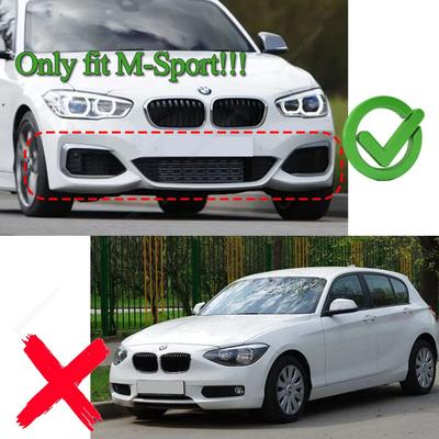 Для BMW F20 F21 LCI Передний бампер Губа Разделитель Спойлер 1 Серия 118i 118d 120i 120d M135i M140i M-Пакет 2015-2019 Стиль Maxton