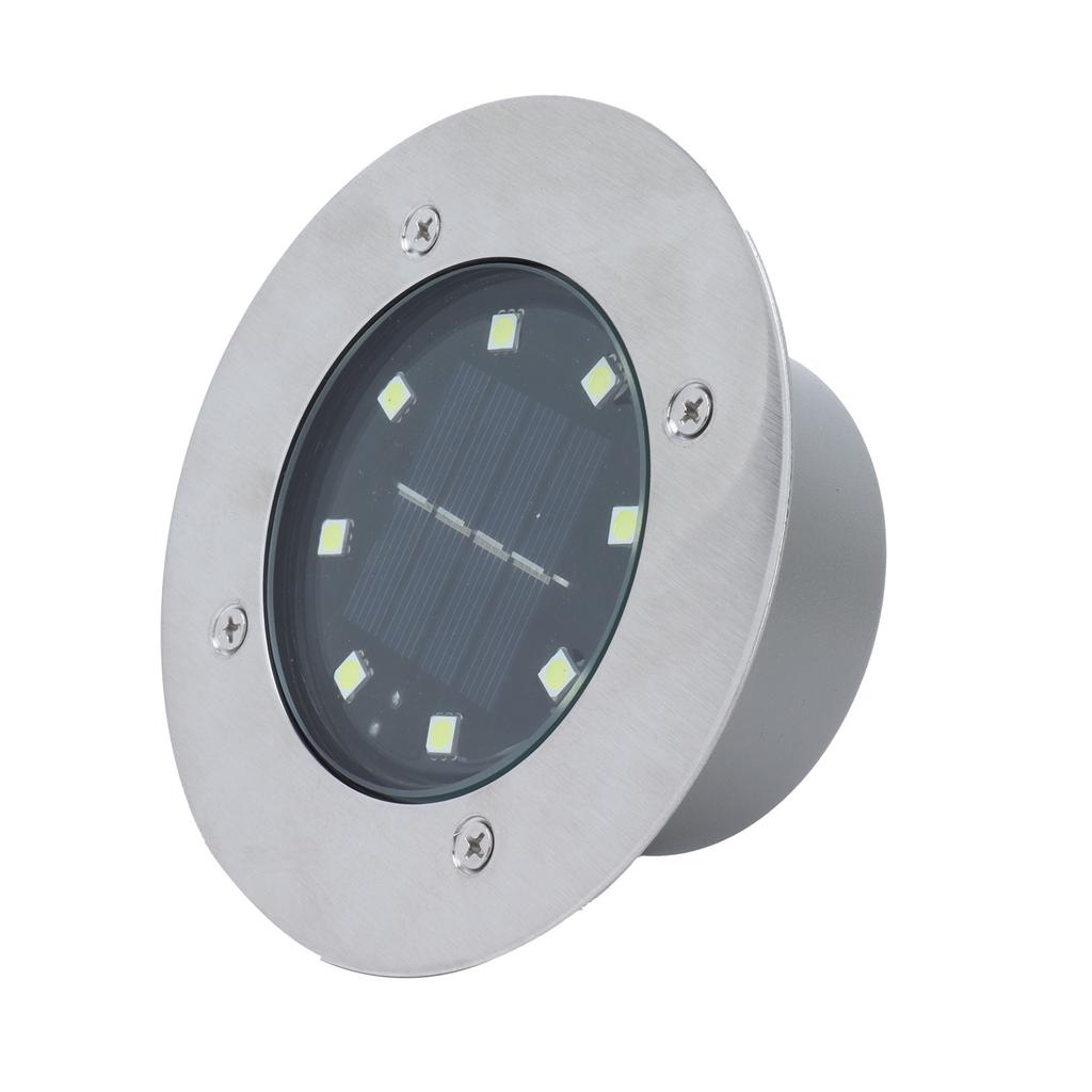 Солнечный подземный светильник, белый свет, водонепроницаемый, встраиваемый светодиодный светильник для ландшафта на открытом воздухе