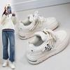 Женская обувь, новые весенние белые туфли, студенческие корейские модные универсальные туфли с толстой подошвой, весенне-осенняя повседневная обувь 552