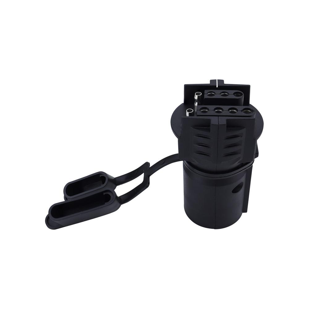 7 Pin Blade To 4 Pin and 5 Pin Flat Trailer Adapter Wiring Plug For RV Tow Truck