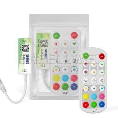 SP668E WS2811 WS2812B RGB LED Контроллер ПРИЛОЖЕНИЕ 2.4G Пульт дистанционного управления RGBIC Музыка DIY Динамический эффект RGBIC чип Светодиодная лента DC 5-24В