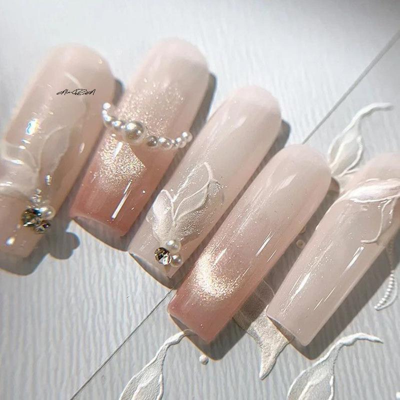 3D Наклейки для ногтей в виде рыбьего хвоста, DIY наклейки для нейл-арта для женщин, Легко наносятся, Маникюр, Художественное оформление, Декорация