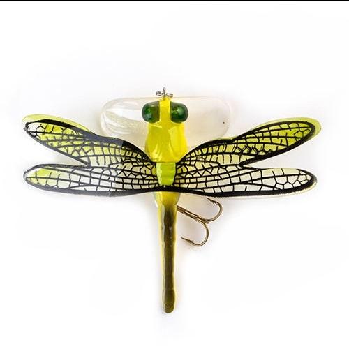 1PC Fishing Bait Lure Hook Weight Dragonfly Floating Fly Fishing Lure 6g 75mm Artificial Bait for Trolling Hard Lure Hook Lure