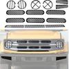 Передняя решетка с сеткой, декоративные накладки на фары, комплект для Ford Bronco