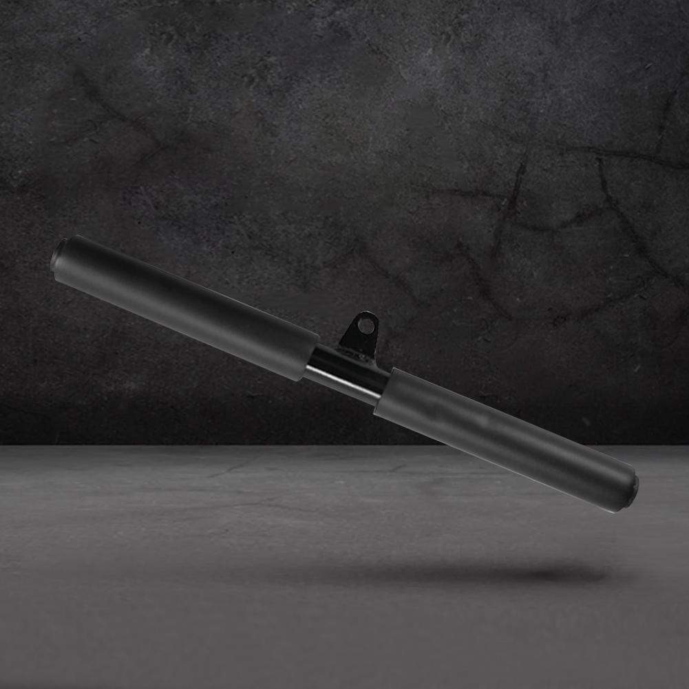 Triceps Biceps Training Rowing Handle Back Blaster Straight Handle LAT Pull Down Straight Rotating Bar for Pulley Cable Machine