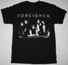 Редкая FOREIGNER 1977 Полная коллекция Черная Унисекс Все размеры Футболка TA873 Унисекс Футболка
