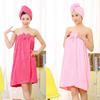Bath Towel Fiber Bow Bath Towel With Shower Cap Bath Towel Set Antibacterial Anti-Mite Bath Towel