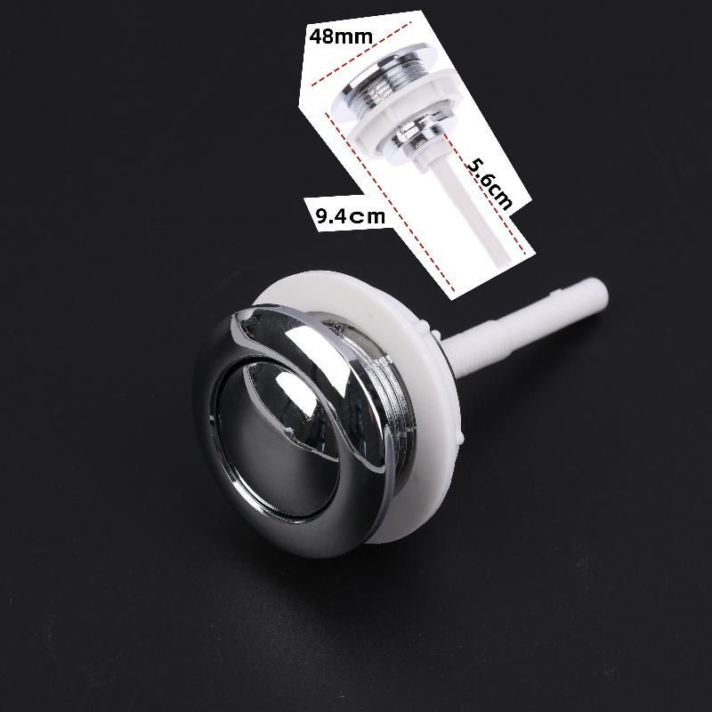 1 Piece Toilet Tank Push Button For Home Toilet Seat Corrosion-Resistant Single Button Toilet Water Tank Accessories