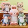 Rabbit Animal Dog Frog Cat Bear Dog Plush Toy Cartoon Stuffed Decoration Doll