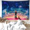 Мультфильм Звездное Небо Назад Тень Гобелен Настенный Висячий Таинственное Искусство Хиппи Тапиз Абстрактная Эстетика Комната Домашний Декор