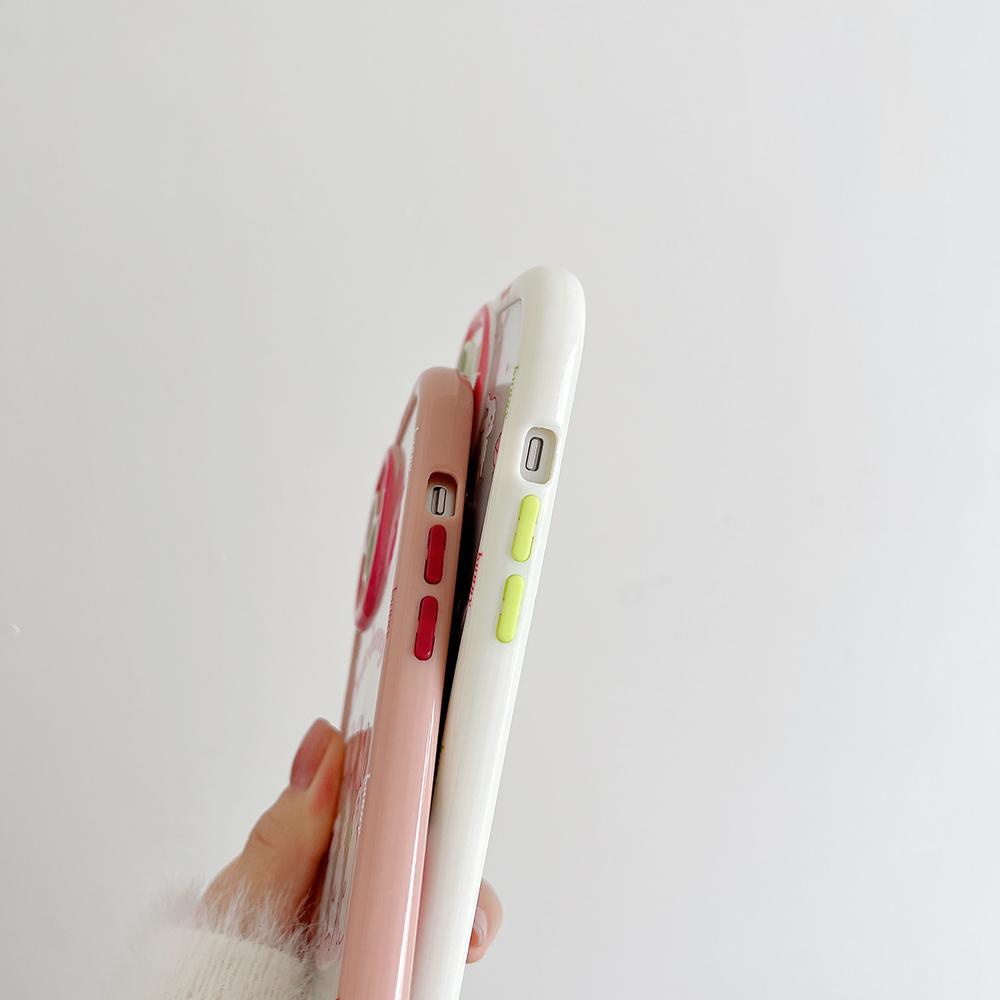 Прозрачный чехол для телефона с милым кроликом, мультяшным кроликом, милыми тюльпанами и противоударным бампером для Iphone 14 11 12 13 Pro Max, мягкая задняя крышка