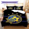 Maccabi Tel Aviv F.C Pattern Bedding,Quilt Set Quilt Cover Pillowcase Home Birthday Gift(1 * duvet cover + 2 * pillowcase, without core)