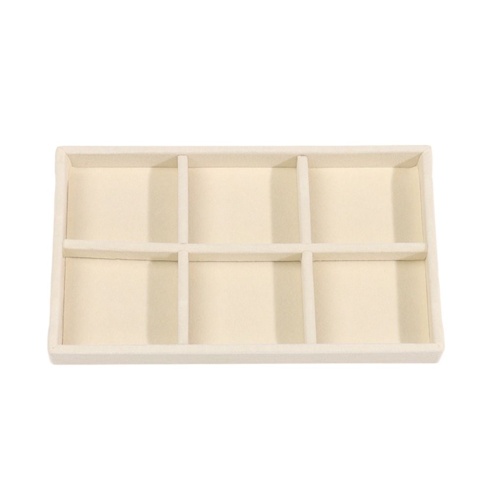 Бархатный поднос для ожерелья Штабелируемая витрина Ящик-органайзер Лотки Кольцо Браслет Ожерелье