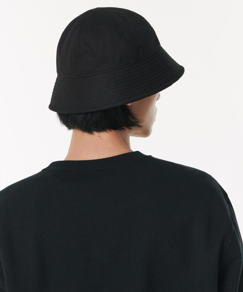 MUSINSA STANDARD Oversized Cotton Round Bucket Hat [Black]